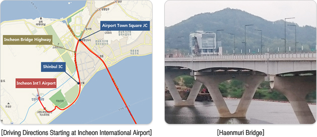 Driving Directions Starting at Incheon International Airport
