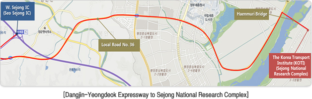 Dangjin-Yeongdeok Expressway to Sejong National Research Complex