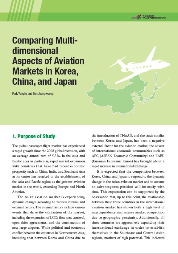  Comparing Multi-dimensional Aspects of Aviation Markets in Korea, China, and Japan