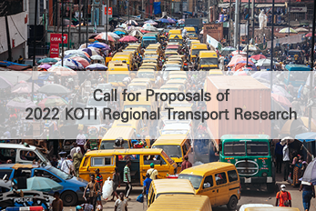 Call for Proposals of 2022 KOTI Regional Transport Research
