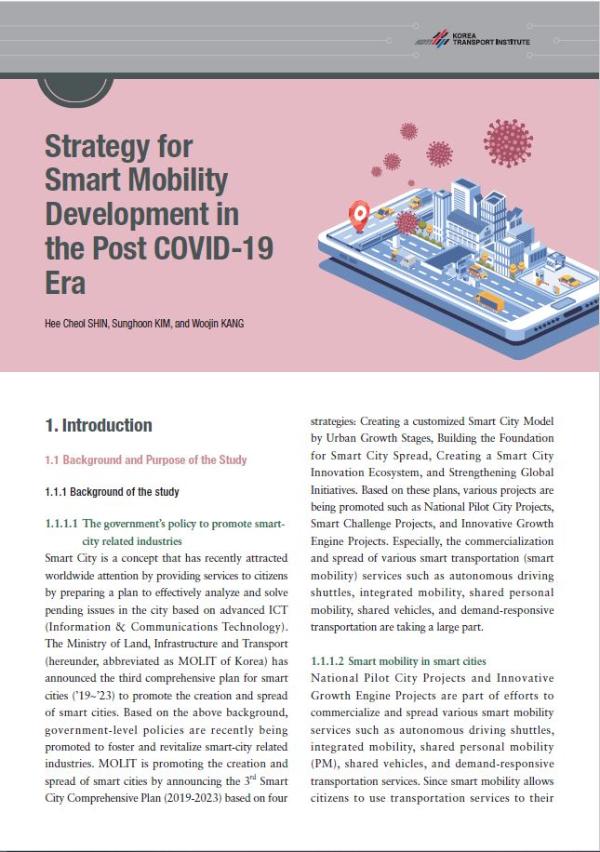 Strategy for Smart Mobility Development in the Post COVID-19 Era